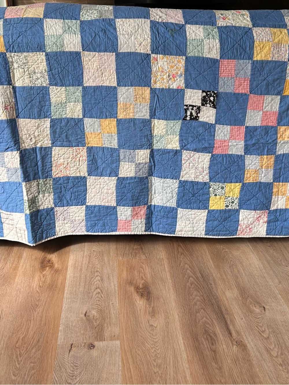 Vintage Handmade Patchwork Quilt